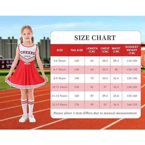 Dernier modèle de costume de cheerleading pour filles et enfants, avec couleurs et tailles personnalisées pour les spectacles - Product Image 6