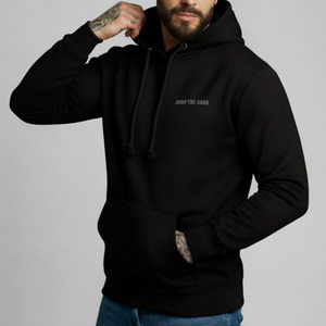 Sweat-shirt personnalisé pour homme avec impression sérigraphique, respirant, écologique, en molleton de coton doux de qualité supérieure, pull à capuche décontracté pour homme, OEM - Product Image 1