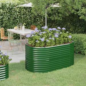 Supports de jardinières surélevées en acier thermolaqué durables pour pots de fleurs et jardinières - Product Image 1