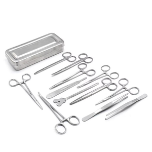 Juego de Cirugía Menor Premium de 13 Piezas, Acero Inoxidable de Grado Quirúrgico, Paquete de Operación Clínica, Kit de Reparación de Laceraciones - Product Image 4