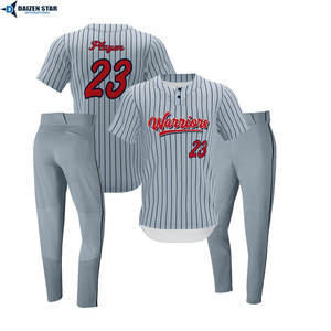 ชุดเสื้อและกางเกงเบสบอลสั่งทำขายส่งสำหรับทีมมืออาชีพ - Product Image 2