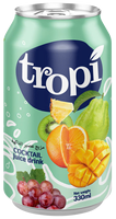 Vietnamese fabrikant Tropi 330ml blikjes fruitdrank gemengde smaken OEM private label drankenleverancier