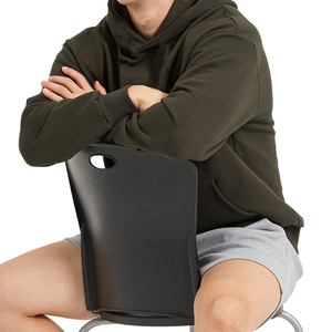 Custom Logo Men's Heavyweight 300gsm French Terry Cotton/Polyester Hoodie Unique Design Plus Size Sweatshirt Plus Sizes - Product Image 2