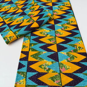 Tela de Algodón con Estampado Ankara para Confección de Ropa y Proyectos Creativos, de Hitjem Export Island Supplier - Product Image 1