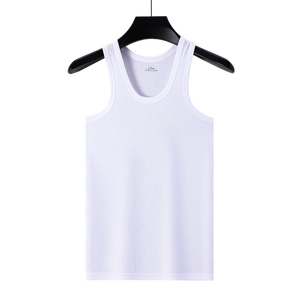 GYM <b>Tank</b> <b>Tops</b> US Size Custom Logo 95% Cotton 5% Spandex Muscle Sportswear Singlet Workout Fitness Gym <b>Tank</b> <b>Top</b> <b>Sport</b> Vest - Product Image 6