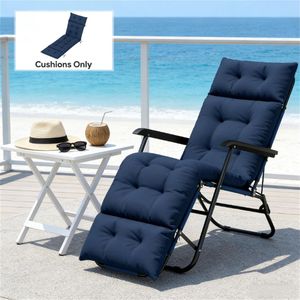 Cuscino per Sedia da Esterno Blu Navy, Tappetino per Terrazza, Solo Cuscini per Sedie, Cuscini e Imbottiture da Esterno - Product Image 1