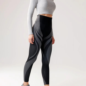 UV Protective Yoga Leggings Women High Waist <b>Tummy</b> <b>Control</b> Stretchy Breathable Seamless Outdoor Seamless All Season Wear Unique - Product Image 2