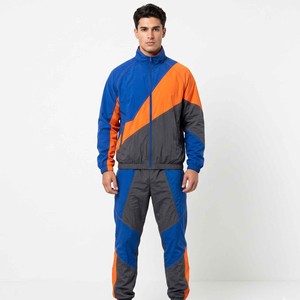 Custom Men's Waterproof Nylon Windbreaker <b>Jacket</b> & Pant Set Zip Closure Custom Oversize Sportwear Streetwear Casual Tracksuit - Product Image 5