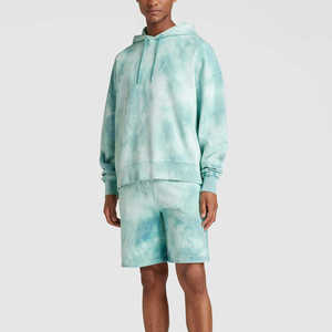 Conjunto de Sudadera con Capucha y Pantalones Cortos Casuales Personalizados al por Mayor, Unisex, de Alta Calidad, 100% Algodón, de Secado Rápido, para Hombre - Product Image 1