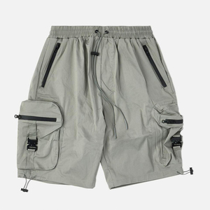 Meilleurs shorts de sport décontractés en nylon et toile, taille mi-haute, respirants, séchage rapide, pour l'été, avec logo personnalisé - Product Image 3