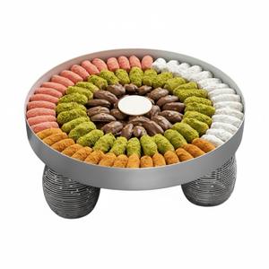 Tazón de Chocolate de Metal Plateado de Alta Calidad, Diseño Único, Tazón Decorativo para Dulces, Ideal para Eventos, Fiestas y Regalos de Boda, Excelente Precio - Product Image 2