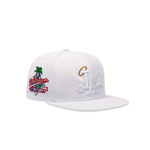 Trendy 6-Panel <b>Snapback</b> <b>Cap</b> With Embroidered LA Wings Logo And World Champs Patch Unisex Streetwear Baseball Hat OEM Supplier - Product Image 2