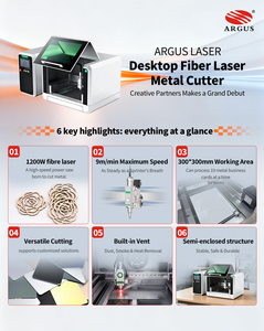 Máquina de <span class=keywords><strong>Corte</strong></span> Láser de Fibra Portátil ARGUS de 1200W, Cortadora Láser de Metal para Escritorio, para Bricolaje Personal - Product Image 3