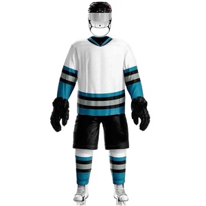 ชุดยูนิฟอร์มฮอกกี้น้ำแข็งแขนยาวผ้าโพลีเอสเตอร์นุ่ม แห้งเร็ว ระบายอากาศได้ดี สำหรับผู้ชาย ยี่ห้อ Solid Traders - Product Image 1