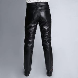 กางเกงยีนส์หนังสีดำ - Product Image 3
