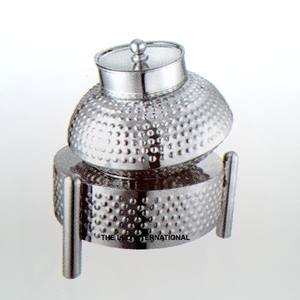 Recipientes de Acero Inoxidable para Servir Comida en Fiestas y Bodas, Calentador de Alimentos Tipo Buffet, Recipiente para Calentar Comida con Acabado Martillado, Buen Precio - Product Image 1