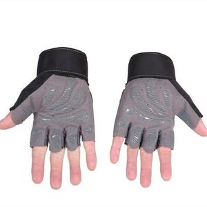 Neoprene Half-finger Outdoor Fitness Weight Lifting Gym <b>Gloves</b> Unisex Anti-slip Wear-resistant <b>Touchscreen</b> Adjustable Wrist - Product Image 1