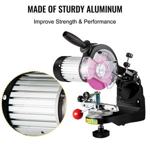 Affilacatene Elettrico Professionale da 230W, 3000 RPM, Affilatrice per Lame Regolabile Multi-Angolo, Affilacoltelli Elettrico - Product Image 2