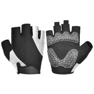 <b>Half</b> Finger Cycling Gloves Breathable Non <b>Slip</b> Touchscreen Outdoor Sports Unisex Summer - Product Image 1