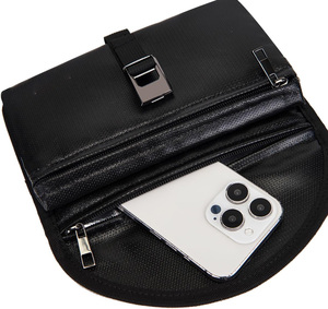 Borsa Impermeabile in Gel di Silice Ignifuga con Cinturino e Doppio Scomparto, Portatile per Passaporto, Contanti, Gioielli, Sicura per <span class=keywords><strong>Casa</strong></span> - Product Image 5