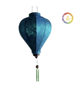 Linterna de seda vietnamita decorativa, hecha a mano, de tela, con luz, para bodas románticas, eventos, hogar, restaurante, hotel, decoración ambiental. - Product Image 1