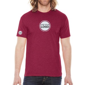 T-shirts unisexes Next Level pour hommes, en tissu mélangé personnalisé, prix de gros, logo personnalisé, manches courtes, Bella Canvas - Product Image 3