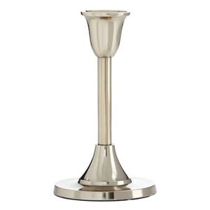 Shiny Silver Taper <b>Candle</b> Holder Traditional Table Centerpiece Decor Enduring Gracefulness - Product Image 4