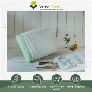 Proveedor Reconocido que Vende Almohadas de Cama de Espuma Viscoelástica de la Mejor Calidad, Relleno de Poliéster/Algodón Natural, con Opción de Logotipo Personalizado - Product Image 5