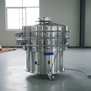 Máquina Cribadora Vibratoria Digital Automática Micron India de Acero Inoxidable con Control PLC para Clasificación de Polvo de Alta Eficiencia - Product Image 3