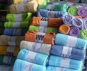 100% Cotton Hotel <b>Towel</b> <b>Set</b> Yarn Dyed Zero Twist Soft Spa <b>Bath</b> <b>Towels</b> - Product Image 5