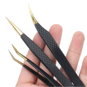 Pinzas de extensión Vetus personalizadas para volumen, pinzas para pestañas, pinzas con logo personalizado gratis, pinzas de volumen a precio mayorista - Product Image 3