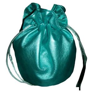 Sac à cordon pour bijoux Sac à bijoux en cuir PU en microfibre et daim Emballage Pochette à bijoux avec logo pour la promotion - Product Image 1