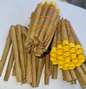 Conos de hoja de palma de ébano orgánico vegano sin filtrar enrollados a mano hoja de ébano orgánico Natural quema lenta posee su marca suministro a granel - Product Image 1