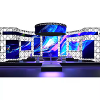 Layar LED Outdoor P3.91 Tahan Air Kecerahan Tinggi untuk Sewa, Ledwall, Pantallas LED untuk Acara Panggung