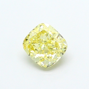 เพชรเม็ดเดี่ยวที่ได้รับการรับรอง CVD สำหรับงานออกแบบเครื่องประดับหรูหรา รูปทรง Radiant Cushion Cut สีเหลืองเข้มพิเศษ เพชรเพาะเลี้ยงในห้องปฏิบัติการ - Product Image 1