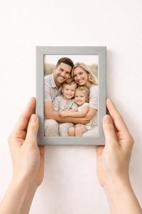 Cadre photo en bois vintage moderne fait main pour la décoration de la maison, salon, chambre, cadre mural pour affichage de portraits de famille - Product Image 2