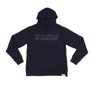 Sweat à capuche zippé intégral personnalisable pour homme, vierge, épais, coupe oversize, épaules tombantes, coupe courte, modèle 'Lot Of Cough Syrup' - Product Image 1