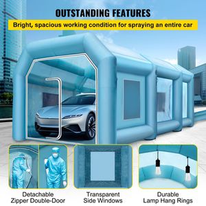 Nuova Cabina Gonfiabile per Verniciatura a Spruzzo 29.5x19.7x13 ft con Potenti Soffiatori da 1100W+350W e Filtro Aria - Soddisfazione Garantita al 100% - Product Image 4