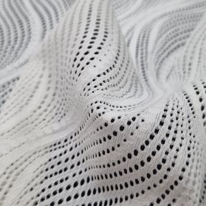 Tissu en dentelle extensible à motif vague abstrait, couleur personnalisée, Nylon Spandex, 150 cm, découpe libre, tricot chaîne léger, pour robes de mariée et lingerie - Product Image 4