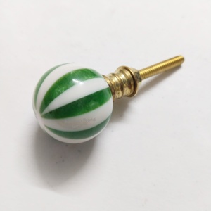 Boutons de porte en résine vibrante Artistique Home Decor Résine Coloré Melon Look Multi Boutons de porte pour les installations intérieures et extérieures - Product Image 4