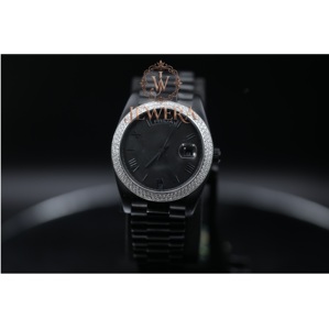 Reloj de Diamantes Moissanite de Acero Inoxidable de Calidad de Exportación para Profesionales de Negocios, Aniversarios y Celebraciones Especiales - Product Image 1