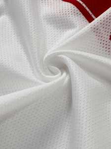 Envío Rápido, Camiseta Deportiva Unisex Roja y Blanca de Malla Oversize con Número Personalizado, Proveedor de Ropa Urbana - Product Image 5