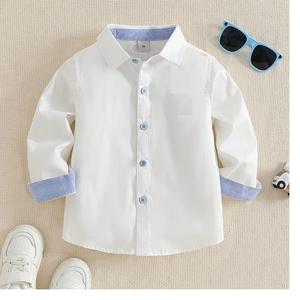 Chemise en lin pour homme, unie, à séchage rapide, brodée, à manches longues, col montant, formelle et décontractée, tricotée, fournisseur du Bangladesh - Product Image 4