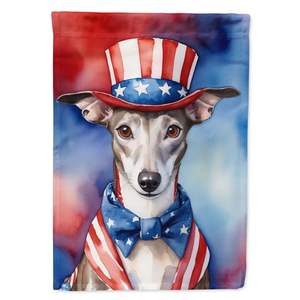 Whippet patriotique américain multicolore jardin drapeau boîte aux lettres décoratif cour drapeau bannière pour Patio oeuvre pour parterres de fleurs jardins - Product Image 1
