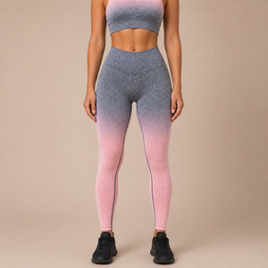 Leggings pour femmes SALSTAR SPORTS, nouveau design unique, respirant, antibactérien, respectueux de l'environnement, en spandex/polyester, longueur intégrale, taille mi-haute - Product Image 2