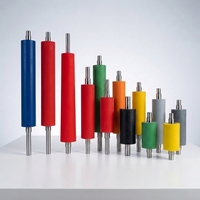 Rouleaux en caoutchouc avec revêtement personnalisé par le fabricant, rouleaux résistants à l'ozone et à la chaleur, applications industrielles, y compris les rouleaux