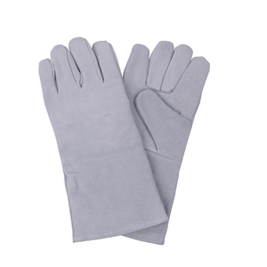 Gants de soudage en cuir personnalisés, résistants à la chaleur, à manchette longue, gants de travail de sécurité, gants de protection industrielle pour le soudage - Product Image 5