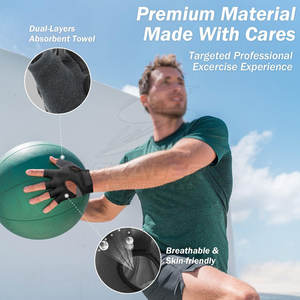 Accesorios de Gimnasio Avanzados, Guantes de Gimnasio Perfectos para Entrenamientos, Ejercicios de Fuerza y Agarre Cómodo - Product Image 3