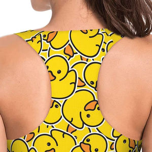 Soutien-gorge de sport respirant sans coutures en nylon 100% de haute qualité, à maintien élevé, avec coussinets amovibles, idéal pour la gym, le fitness, le yoga et les entraînements, à une épaule - Product Image 3