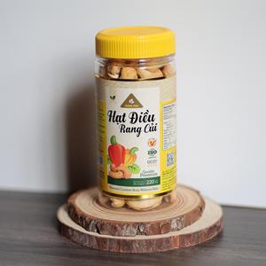 Yellow Lid Jar 220g Premium Organic Flavor Unique Buttery Salty Roasted Cashew <b>Nuts</b> W180 12 Months Shelf Life Dong Phu Vietnam - Product Image 5